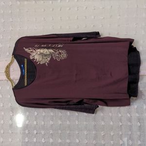 Apt 9 - 3/4 Sleeve Multimedia top 1X